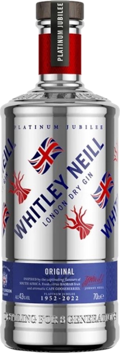 Whitley Neill London Dry Gin Platinum Jubilee 43% 0,70 L
