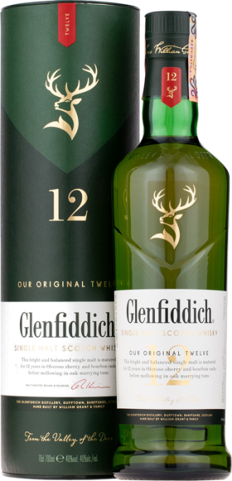 Glenfiddich 12YO 40% 0,70 L