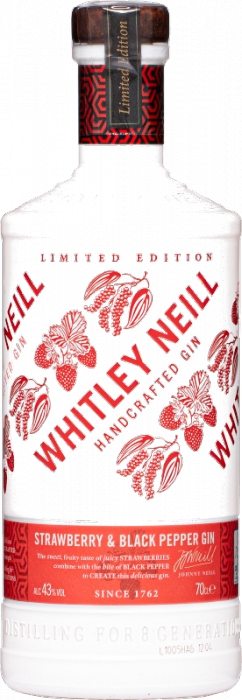 Whitley Neill Strawberry & Black Pepper 43% 0,70 L