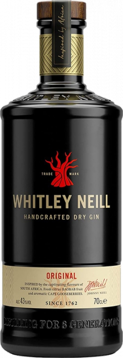 Whitley Neill Handcrafted Dry Gin 43% 0,70 L