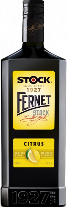 Fernet Stock Citrus 27% 1,00 L